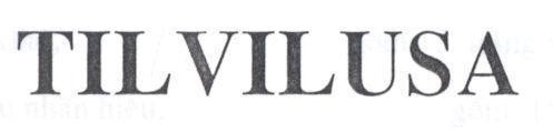 Mẫu nhãn hiệu TIL VILUSA