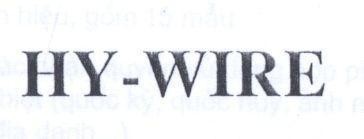 Mẫu nhãn hiệu HY - WIRE