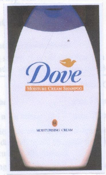 Mẫu nhãn hiệu DOVE MOISTURE CREAM SHAMPOO