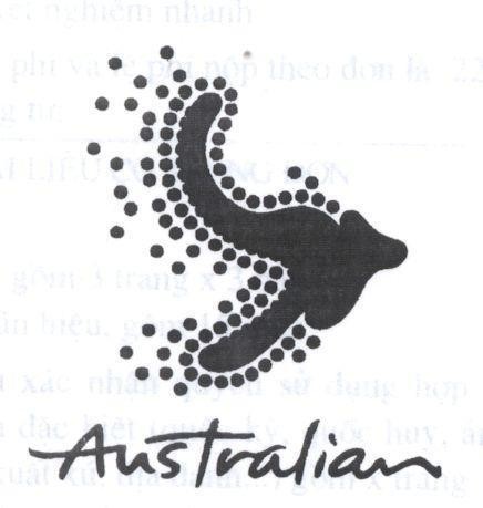 Mẫu nhãn hiệu AUSTRALIAN