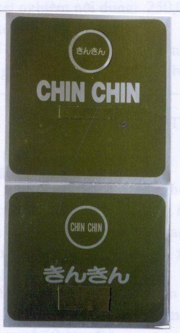 Mẫu nhãn hiệu CHIN CHIN KIN KIN