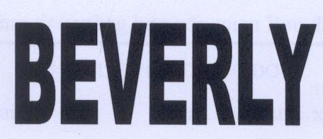Mẫu nhãn hiệu BEVERLY