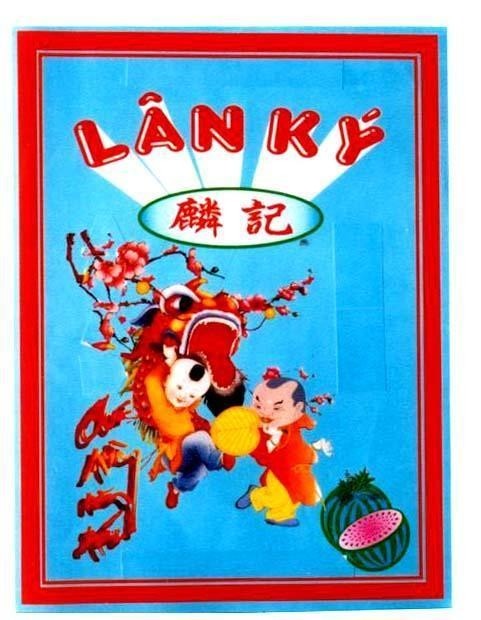 Mẫu nhãn hiệu LâN Ký LIN JI CHUC MUNG NAM MOI