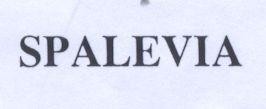 Mẫu nhãn hiệu SPALEVIA