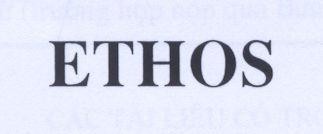 Mẫu nhãn hiệu ETHOS