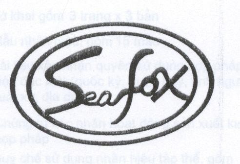 Mẫu nhãn hiệu SEAFOX
