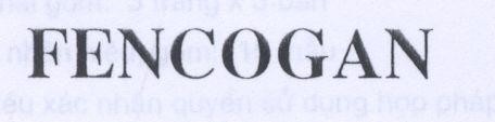 Mẫu nhãn hiệu FENCOGAN