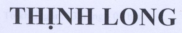 Mẫu nhãn hiệu Thịnh Long