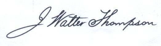 Mẫu nhãn hiệu I WATTER THOMPSON