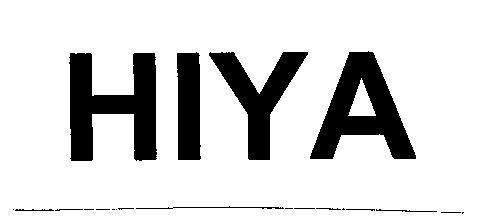 Mẫu nhãn hiệu HIYA