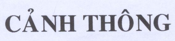 Mẫu nhãn hiệu Cảnh Thông