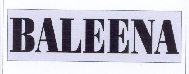 Mẫu nhãn hiệu BALEENA
