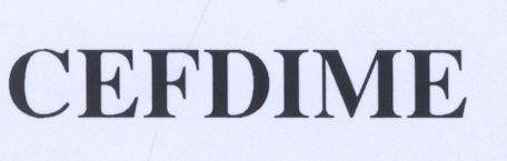 Mẫu nhãn hiệu CEFDIME