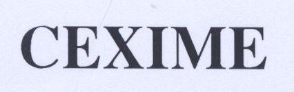 Mẫu nhãn hiệu CEXIME