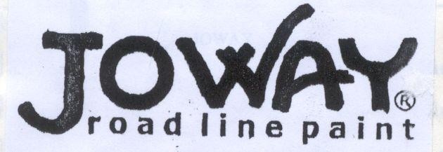 Mẫu nhãn hiệu JOWAY ROAD LINE PAINT
