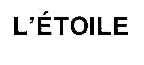 Mẫu nhãn hiệu L'ETOILE