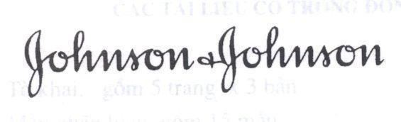 Mẫu nhãn hiệu JOHNSON & JOHNSON