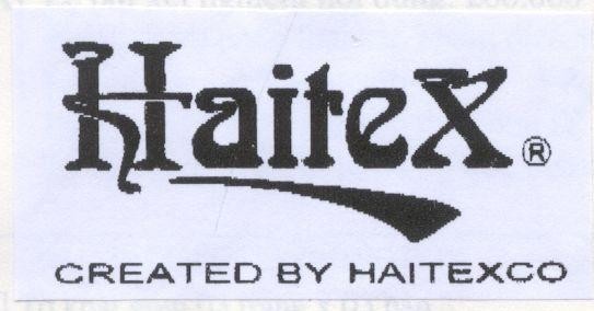Mẫu nhãn hiệu HAITEX CREATED BY HAITEXCO