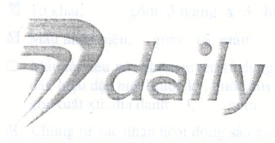 Mẫu nhãn hiệu DAILY