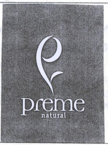 Mẫu nhãn hiệu PREME NATURAL