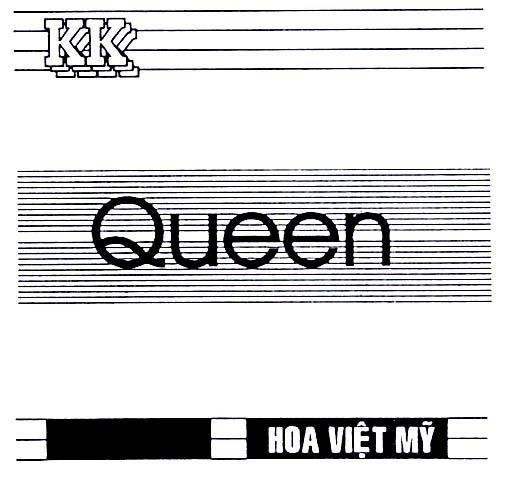 Mẫu nhãn hiệu KK QUEEN Hoa Việt Mỹ
