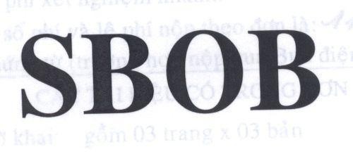 Mẫu nhãn hiệu SBOB
