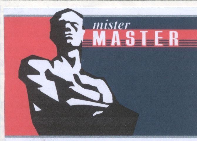 Mẫu nhãn hiệu MISTER MASTER