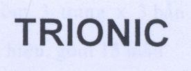 Mẫu nhãn hiệu TRIONIC