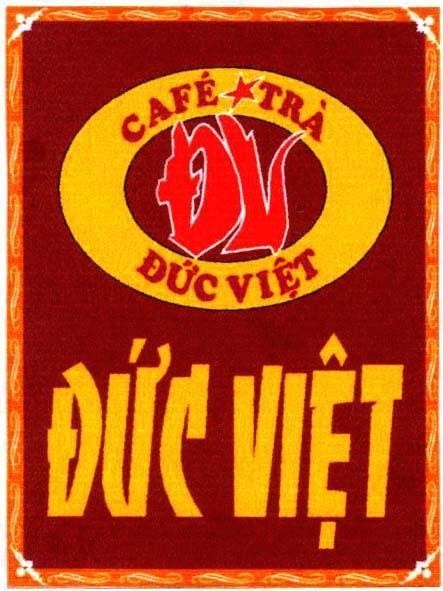 Mẫu nhãn hiệu CAFE Trà Đức Việt ĐV