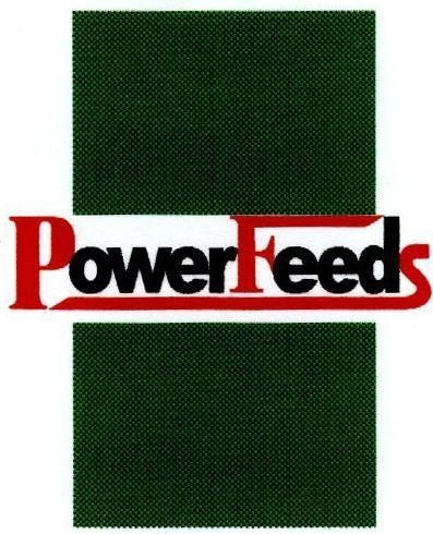 Mẫu nhãn hiệu POWERFEEDS Công Nghệ Mỹ USA