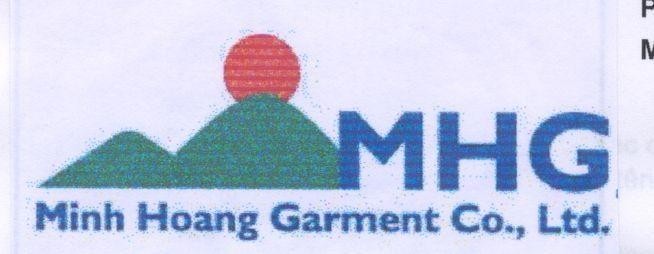 Mẫu nhãn hiệu MHG MINH HOANG GARMENT CO.,LTD