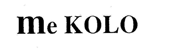 Mẫu nhãn hiệu ME KOLO