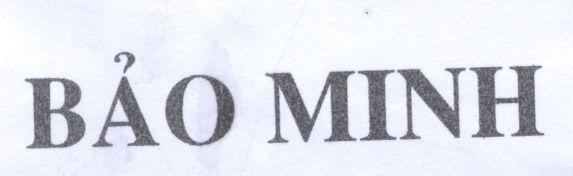 Mẫu nhãn hiệu Bảo Minh