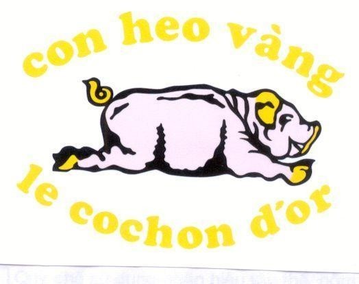 Mẫu nhãn hiệu Con Heo Vàng LE COCHON D'OR