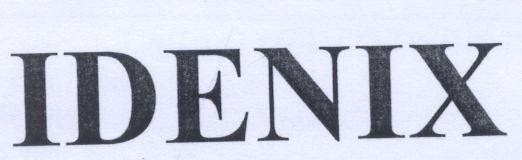 Mẫu nhãn hiệu IDENIX