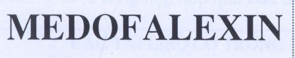 Mẫu nhãn hiệu MEDOFALEXIN