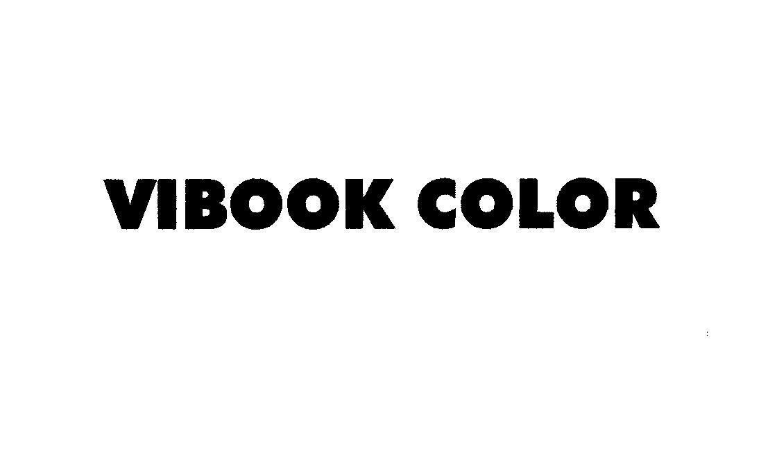 Mẫu nhãn hiệu VIBOOK COLOR
