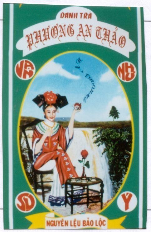 Mẫu nhãn hiệu Danh Trà Phương An Thảo Nguyên Liệu Bảo Lộc VAN SU NHU Y