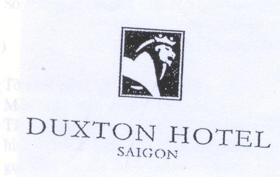 Mẫu nhãn hiệu DUXTON HOTEL SAIGON