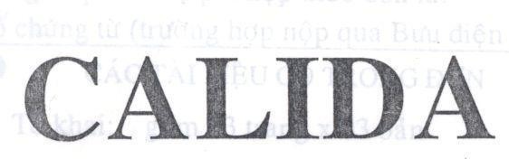 Mẫu nhãn hiệu CALIDA