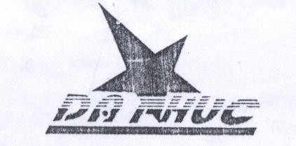 Mẫu nhãn hiệu DA PHUC