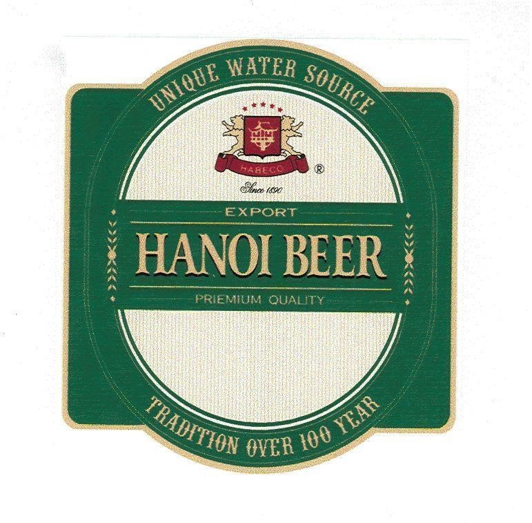 Mẫu nhãn hiệu HANOI BEER HABECO