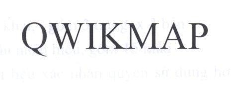 Mẫu nhãn hiệu QWIKMAP