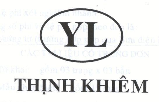 Mẫu nhãn hiệu YL THINH KHIEM