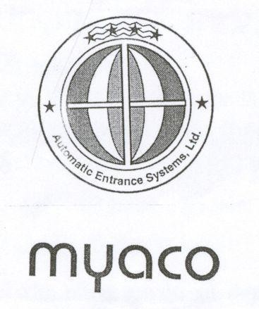 Mẫu nhãn hiệu MYACO AUTOMATIC ENTRANCE SYSTEMS LTD