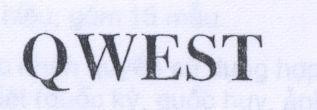 Mẫu nhãn hiệu QWEST