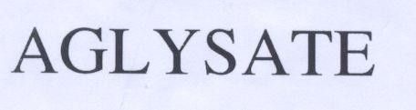 Mẫu nhãn hiệu AGLYSATE