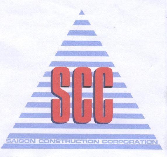Mẫu nhãn hiệu SCC SAIGON CONSTRUCTION CORPORATION