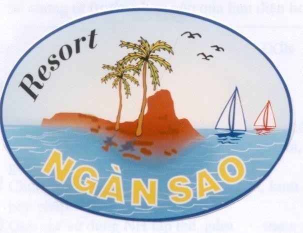 Mẫu nhãn hiệu RESORT NGAN SAO