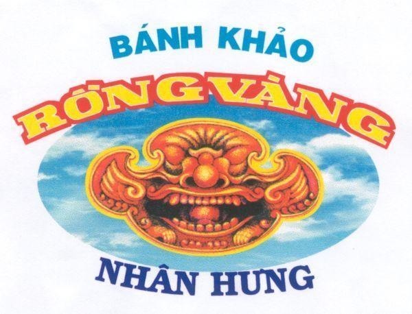 Mẫu nhãn hiệu Bánh khảo Rồng Vàng Nhân Hưng